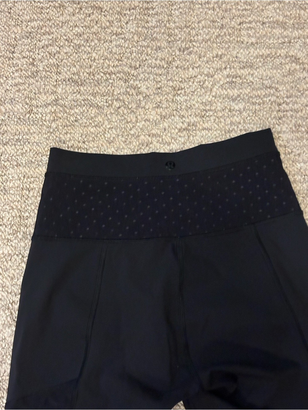 lululemon athletica Black High-Rise Mesh-Panel Leggings - Picture 4 of 7